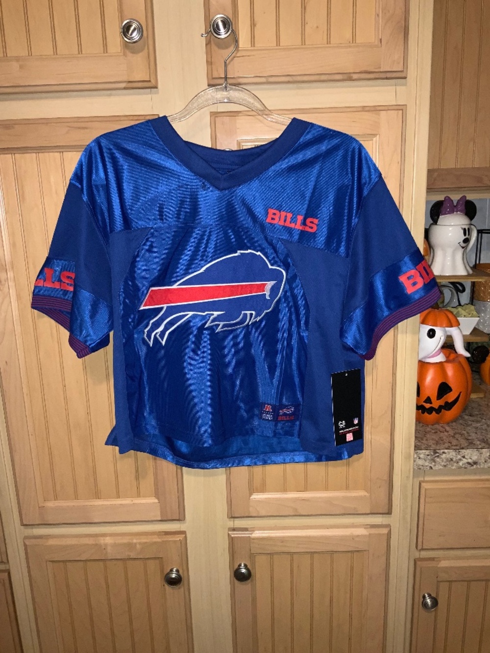 Women’s Buffalo Bills cropped jersey nwt size x-large